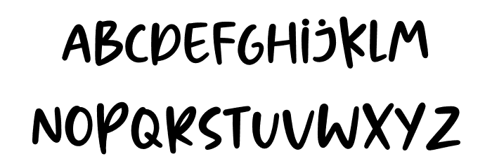 Deeptalk Font LOWERCASE
