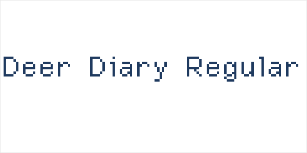 Deer Diary Regular Logo