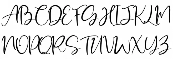 DeerUp Shouttap Script Schriftart Groß