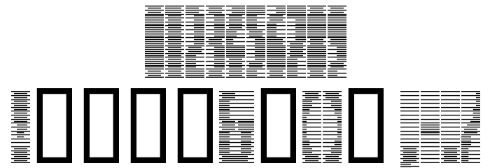 Deeter Condensed Font OTHER CHARS