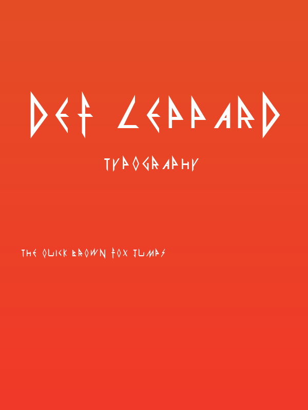 Def Leppard Poster