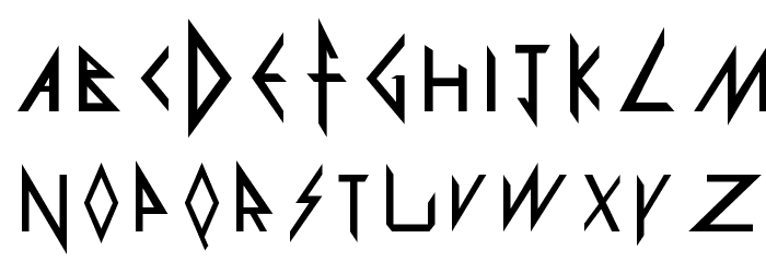 Def Leppard Font LOWERCASE