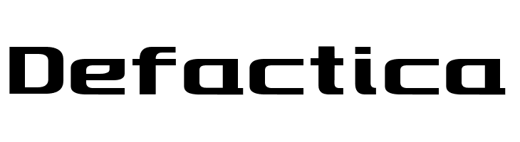 Defactica Font