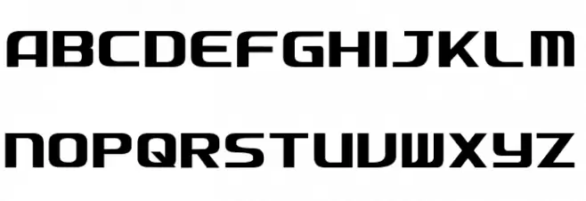 Defactica Schriftart Groß