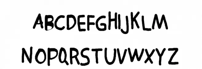 Default Doom Font Litere mari