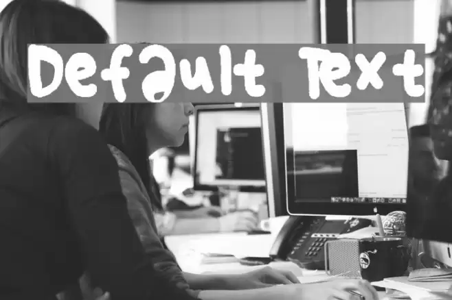 Default Text Font examples