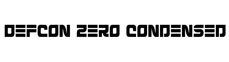 Defcon Zero Condensed  لخطوط تنزيل