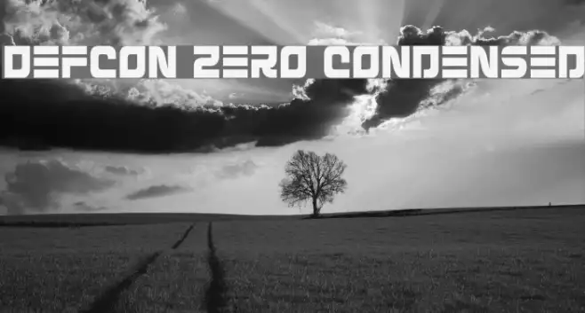 Defcon Zero Condensed Example 2
