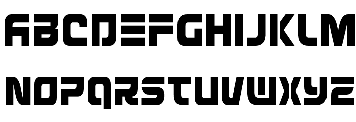 Defcon Zero Condensed Font LOWERCASE