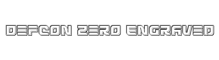 Defcon Zero Engraved  Descarca Fonturi Gratis