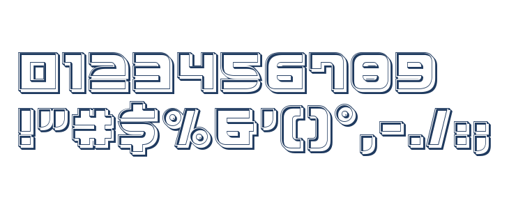 Defcon Zero Engraved Other Characters