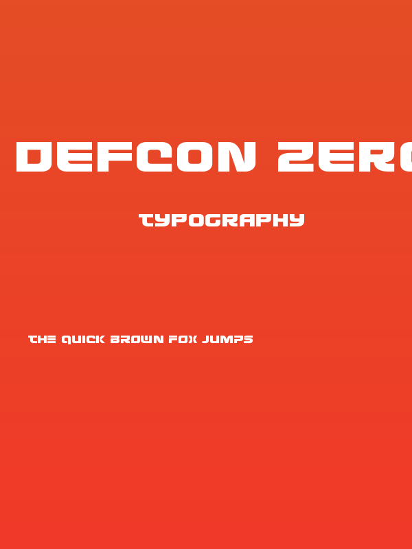 Defcon Zero Expanded Poster
