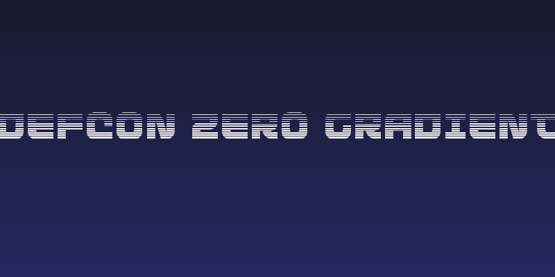 Defcon Zero Gradient Social Header