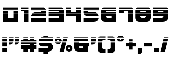 Defcon Zero Halftone Font OTHER CHARS