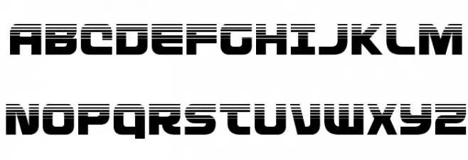 Defcon Zero Halftone Font Litere mari
