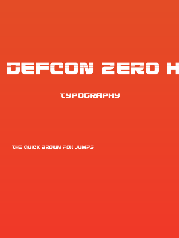 Defcon Zero Halftone Poster