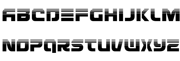 Defcon Zero Halftone Font LOWERCASE