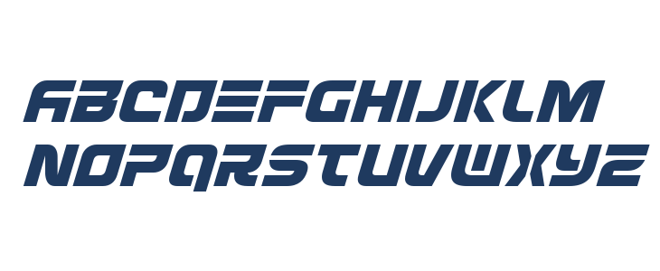 Defcon Zero Italic Lowercase