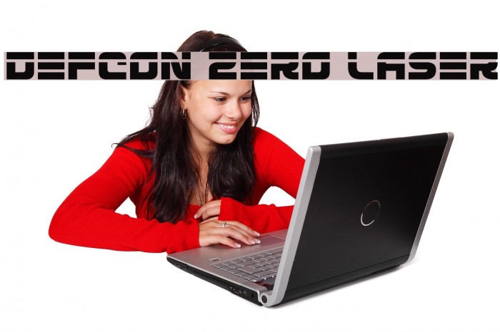 Defcon Zero Laser Font examples
