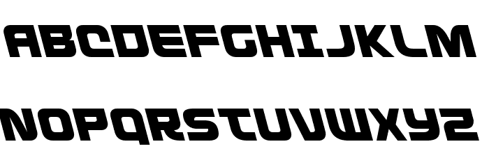 defcon zero leftalic 字體 大寫