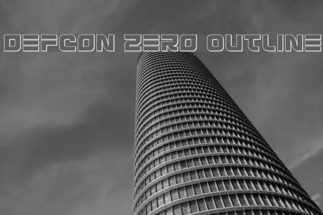 Defcon Zero Outline Example 1