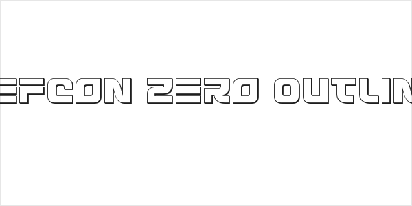 Defcon Zero Outline Logo