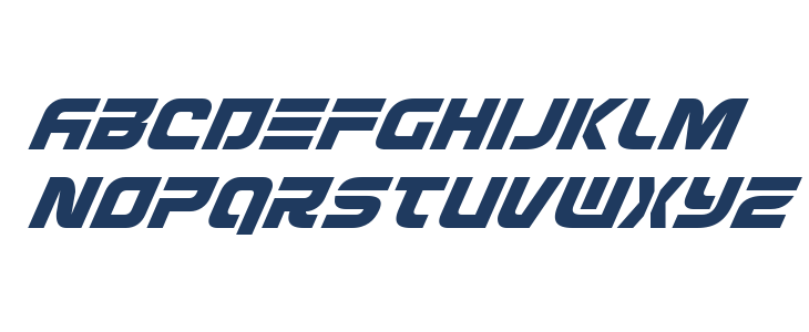 Defcon Zero Super-Italic Lowercase