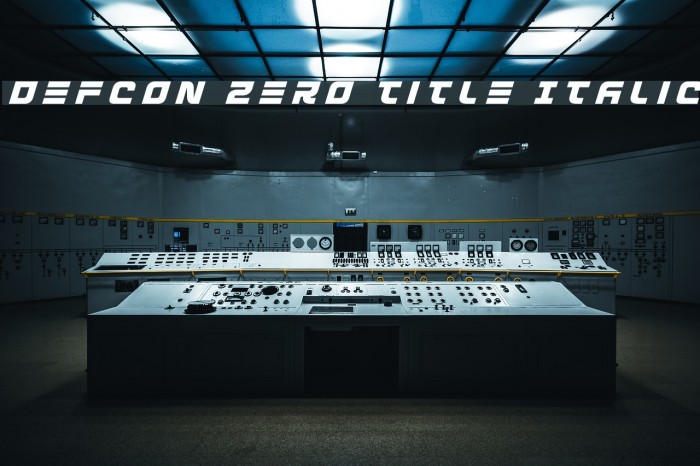 Defcon Zero Title Italic Example 1