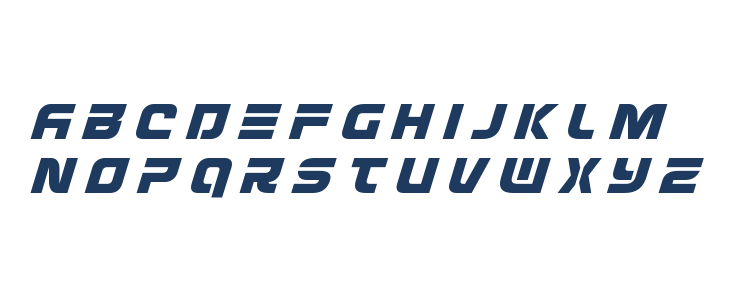 Defcon Zero Title Italic Lowercase