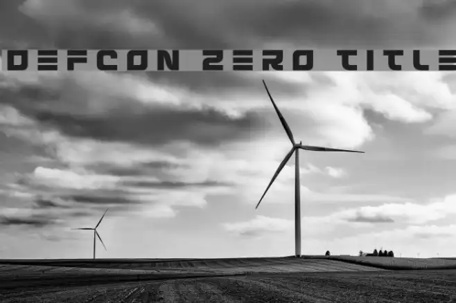 Defcon Zero Title Example 2