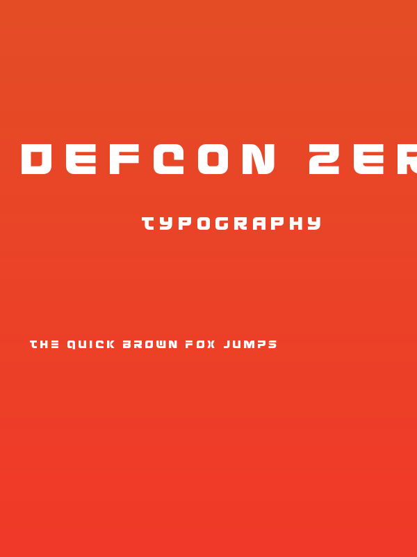 Defcon Zero Title Poster