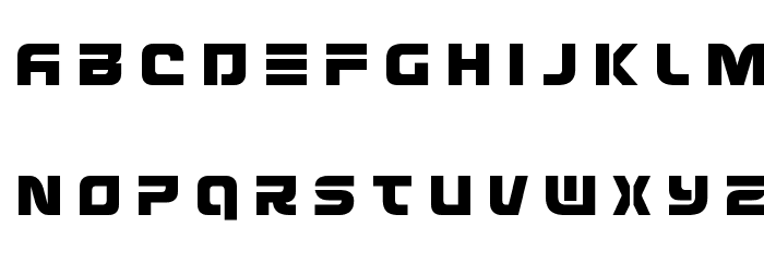 Defcon Zero Title Font LOWERCASE