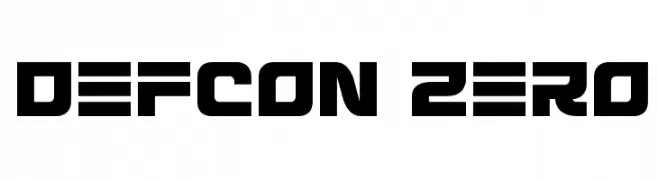 Defcon Zero  Descarca Fonturi Gratis