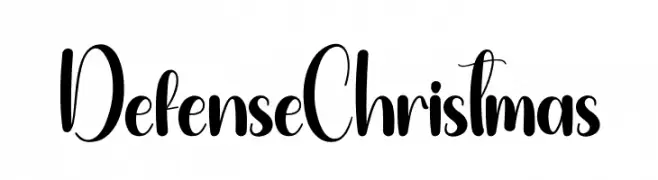 Defense Christmas フリーフォントのダウンロード