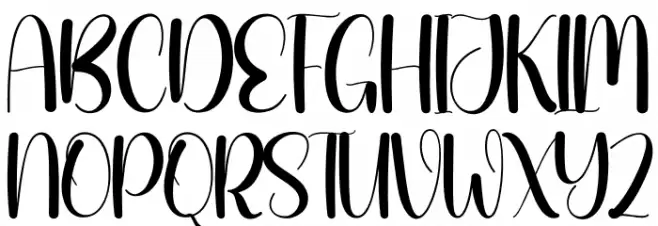 Defense Christmas Font UPPERCASE
