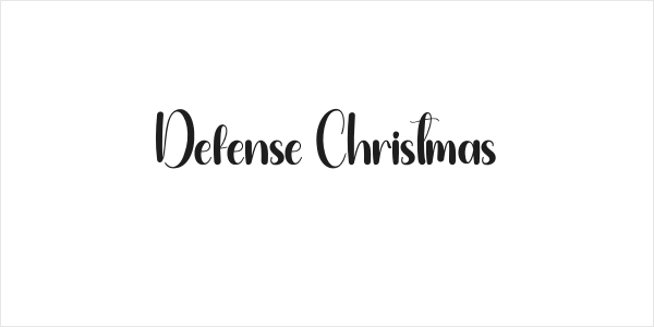 Defense Christmas Logo