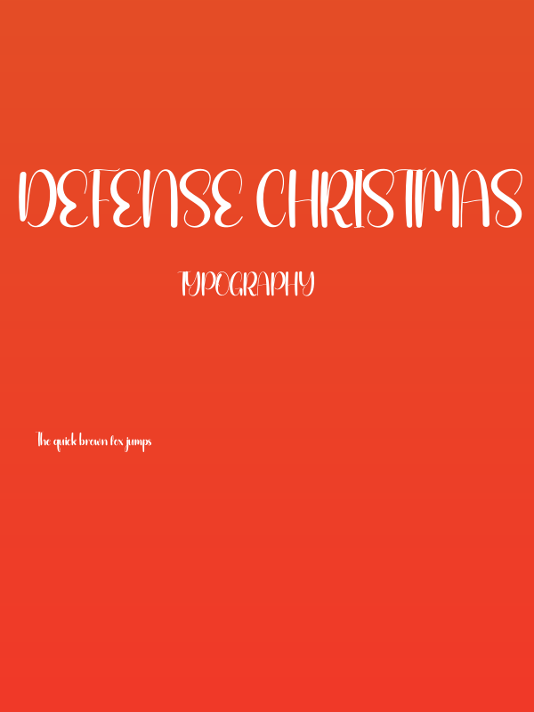 Defense Christmas Poster
