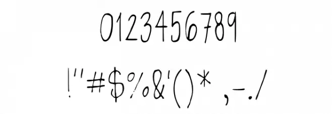 Defenseless Medium Font OTHER CHARS