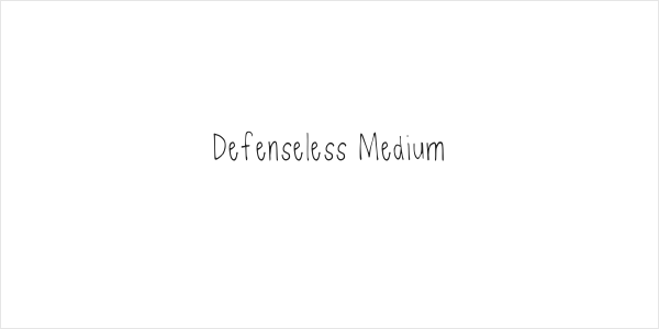 Defenseless Medium Logo