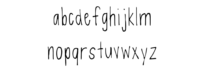 Defenseless Medium Font LOWERCASE