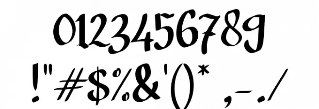 Define Nominate Font OTHER CHARS