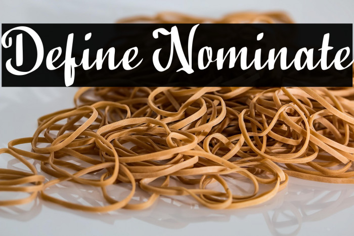 Define Nominate Example 1