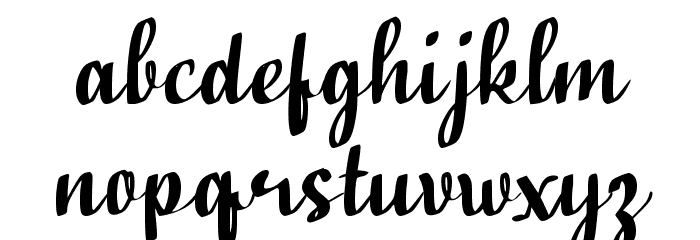 Define Nominate Font LOWERCASE
