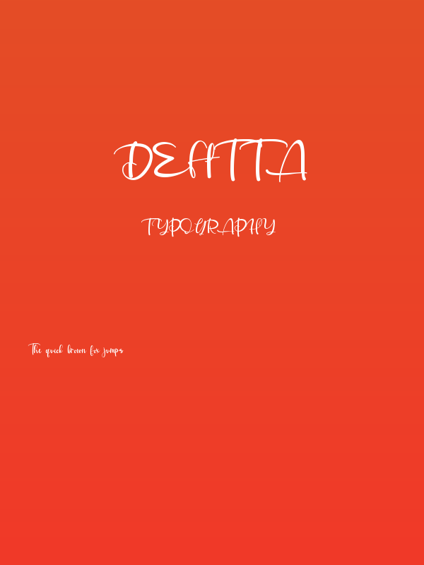 Defitta Poster