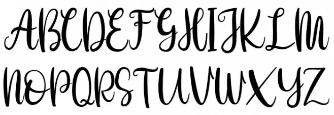 Deflexure Regular Font UPPERCASE