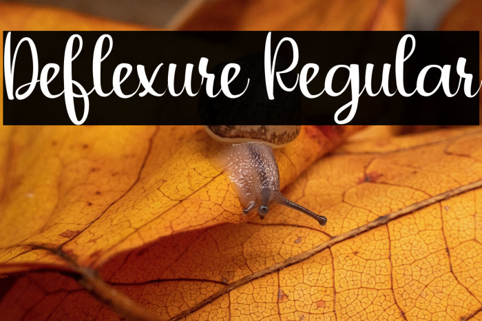 Deflexure Regular Example 1