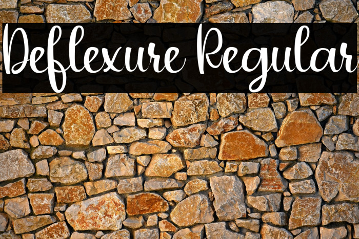 Deflexure Regular Example 2