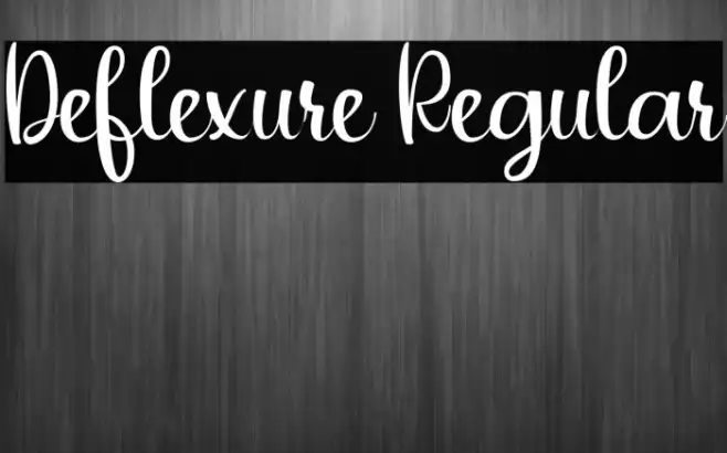 Deflexure Regular Example 3