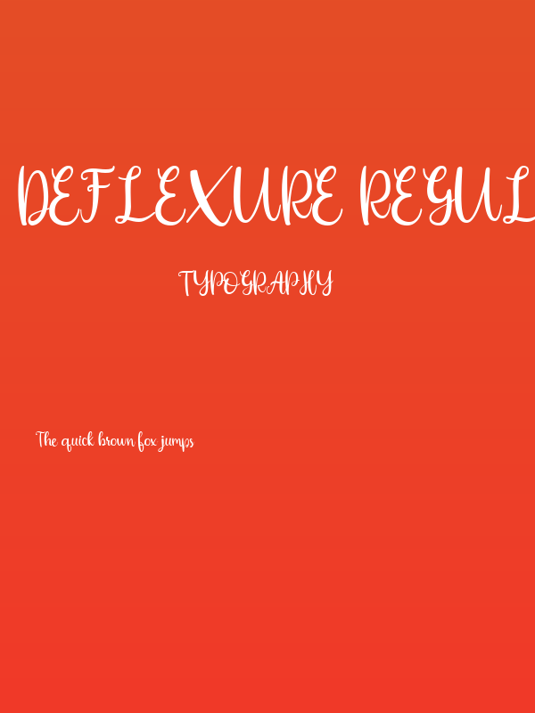Deflexure Regular Poster