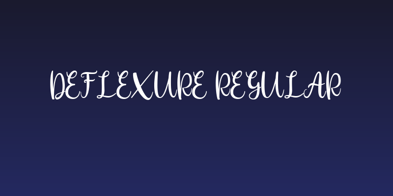 Deflexure Regular Social Header